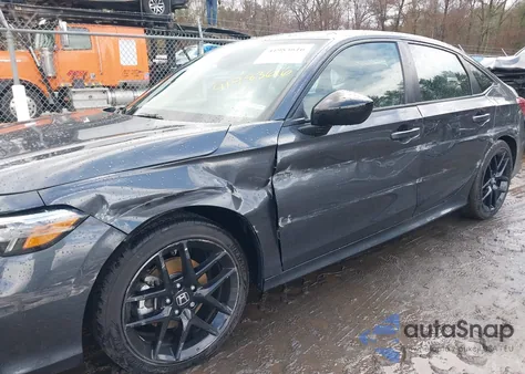 2025 Honda Civic Hybrid Sport/Sport Touring from USA, damaged, VIN 2HGFE4F84SH307655